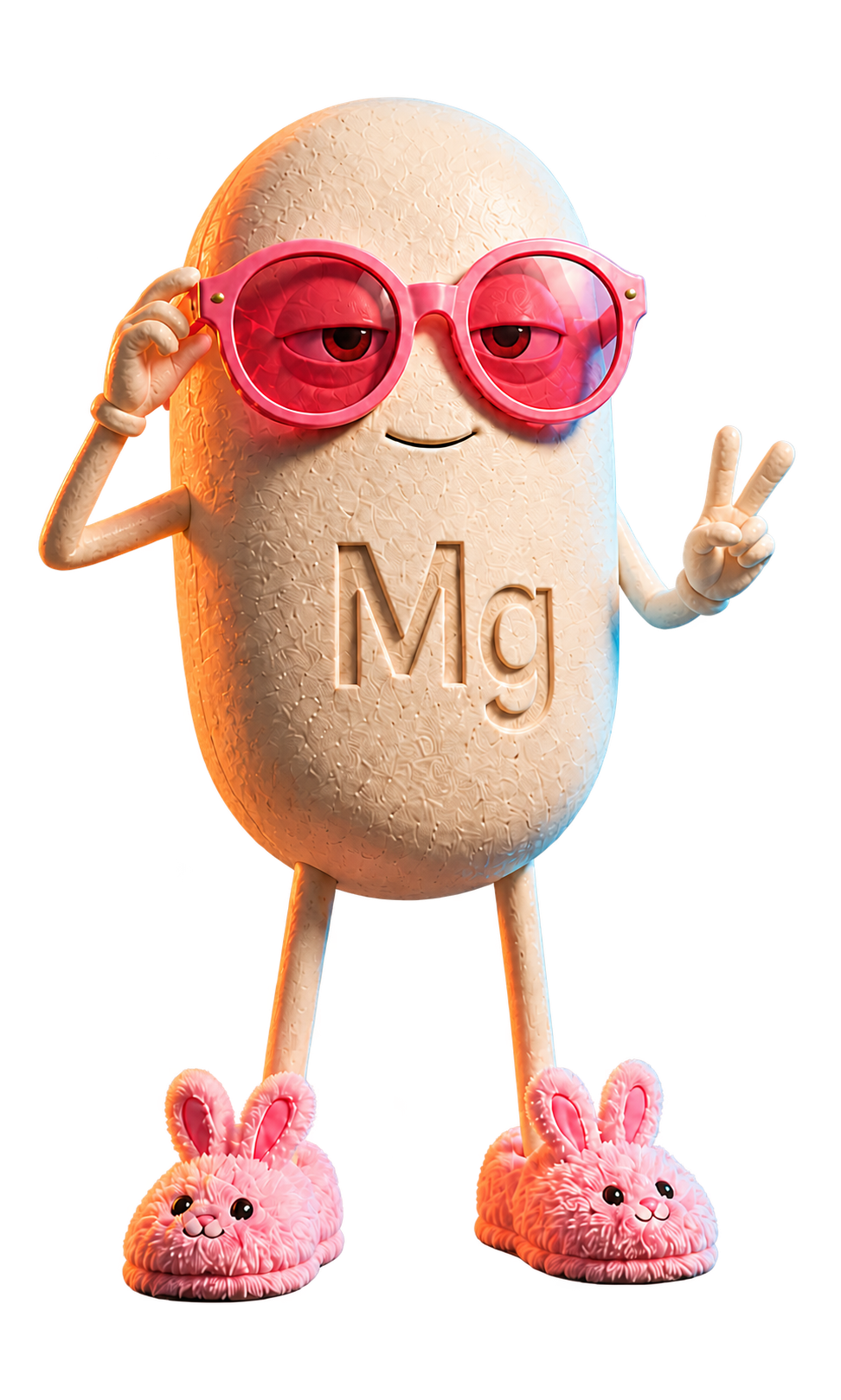 MAG adjusting his glasses and giving a peace sign